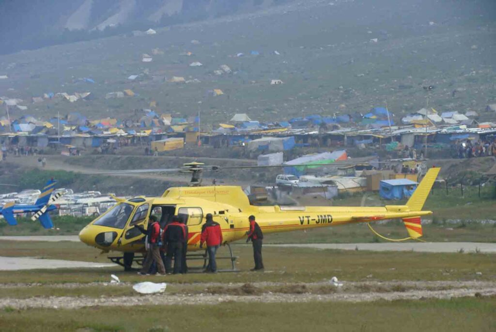 Amarnath-By-Helicopter